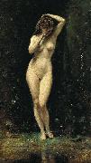 Jean-Baptiste-Camille Corot Diana Bathing painting
